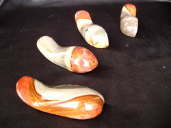 Desert Jasper Massage Tool - Hand Held Design 5pcs