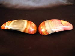 Desert Jasper Massage Tool - Round Design 5pcs