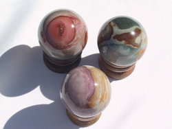 Polychrome Jasper Sphere 50mm - 2pc Lot