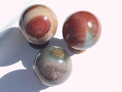 Polychrome Jasper Sphere 60mm - 2pc Lot