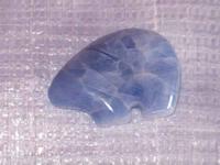 Blue Calcite Fetish Bear Carving