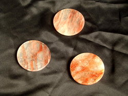 Fire Quartz Coasters (set of 4)
