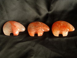 Fire Quartz Fetish Bear - 1 Flat (18pcs)