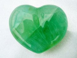 Fluorite Heart 90g - 10pcs