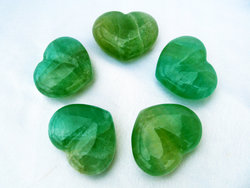 Fluorite Heart 90g - 10pcs