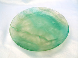 Fluorite Plate Simple Base 6 inch