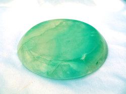 Fluorite Plate Simple Base 6 inch