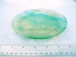 Fluorite Plate Simple Base 6 inch