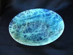 Fluorite Plate Simple Base 8 inch - 5pcs
