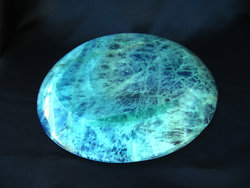 Fluorite Plate Simple Base 8 inch - 5pcs