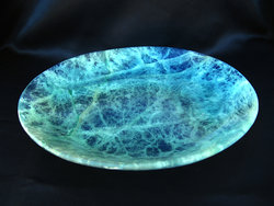 Fluorite Plate Simple Base 8 inch - 5pcs