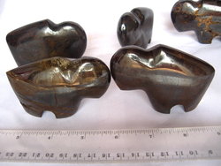 Hematite Fetish Buffalo - Multi Box (300pcs)