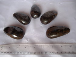 Hematite Massage Tool - Round Design - 5 Flats (90pcs)