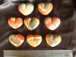 Desert Jasper Heart 200g - 5pcs