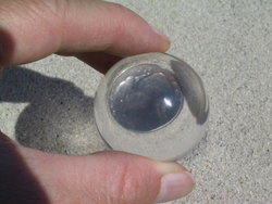 Quartz Spheres 35mm - AAA Quality 2pc Lot