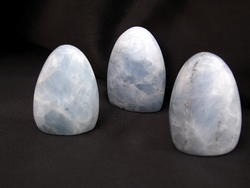 Blue Calcite Dome Shape 10PCS