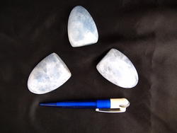 Blue Calcite Dome Shape 10PCS
