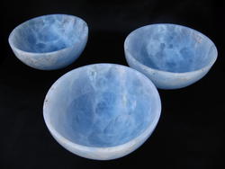 Blue Calcite Bowl 4 inch 5pcs