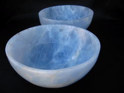 Blue Calcite Bowl 4 inch 5pcs