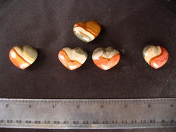 Desert Jasper Jewellery Small Hearts