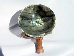 Labradorite Round Bowl 5 inch - 5pcs