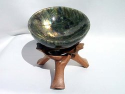 Labradorite Round Bowl 5 inch - 5pcs