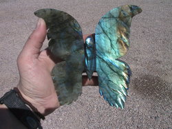 Labradorite Butterfly - Large