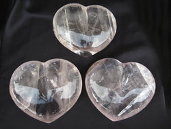 Optical Calcite Heart 7 - 8 inch
