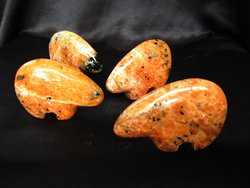 Orange Calcite Bear - 5 Flats (90pcs)