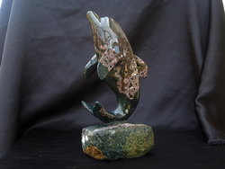 Sea Jasper Curled Tail Dolphin