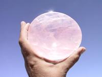 Rose Quartz Round Bowl 5 inch