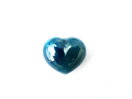 Blue Agate Small Jewellery Heart - 8 bags (200pcs)