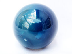 Blue Agate Spheres 55mm