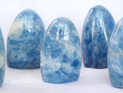 Blue Calcite Dome Shape - 1pc