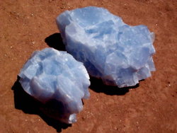Blue Calcite Rough 10 lb Lot