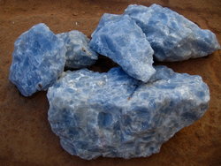 Blue Calcite Rough 5 lb Lot