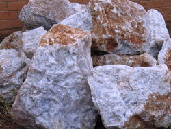 Blue Calcite Rough 10 lb Lot