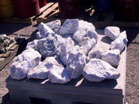 Blue Calcite Rough 100 lb Lot