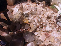 Quartz Crystal Rough - A Quality 100 lb Lot