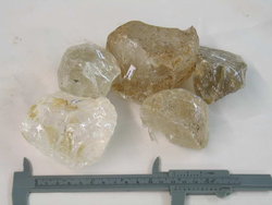 Quartz Crystal Rough - A Quality 100 lb Lot