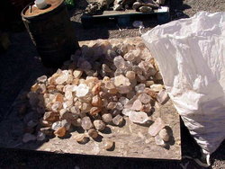 Quartz Crystal Rough AA Quality 2 lb Lot