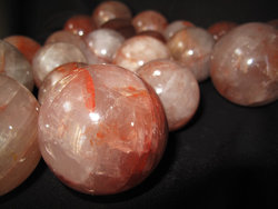 Fire Quartz Spheres (40-60mm) - 10LBS