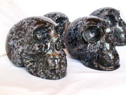 Indigo Gabbro Skull - 5pcs