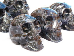Indigo Gabbro Skull - 5pcs