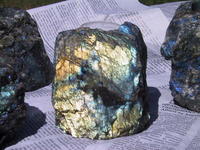 Labradorite Candle Holder