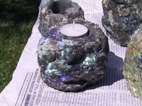 Labradorite Candle Holder