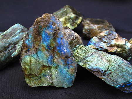 Labradorite Cabochon - 1 Bag - 5Kg (11LBS)