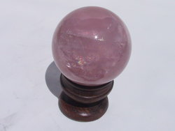 Lavender Star Rose Quartz Sphere (40mm)