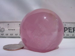 Lavender Star Rose Quartz Sphere (45mm)