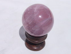 Lavender Star Rose Quartz Sphere (45mm)